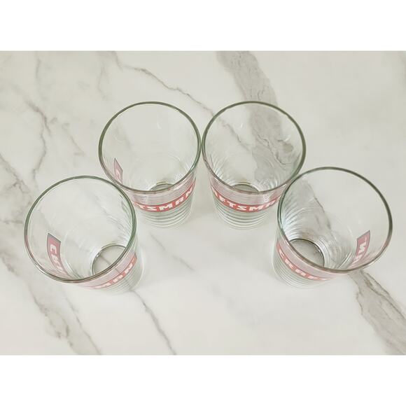 Craftsman Pint Beer Clear Glass 16oz Drinkware 5 1/2" Drinking Tall Glasses x4 - Picture 10 of 14